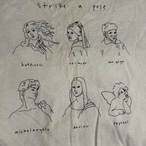 White graphic tee from Target